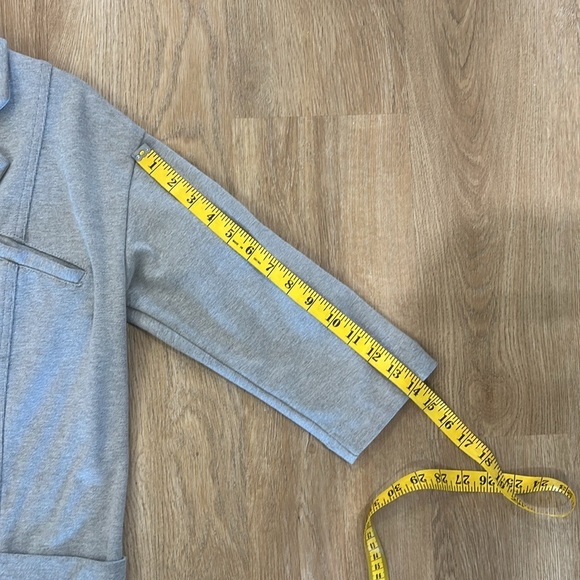 Free People, grey whole story, knit jacket, size medium - Picture 9 of 12